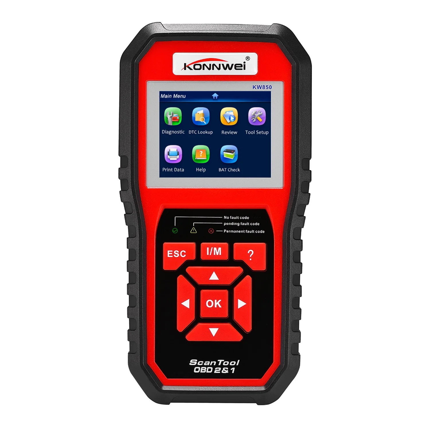 KONNWEI OBD2 Scanner Auto Diagnostic Scanner KW850 Full Function Car Scanner Universal OBD Engine Code Reader
