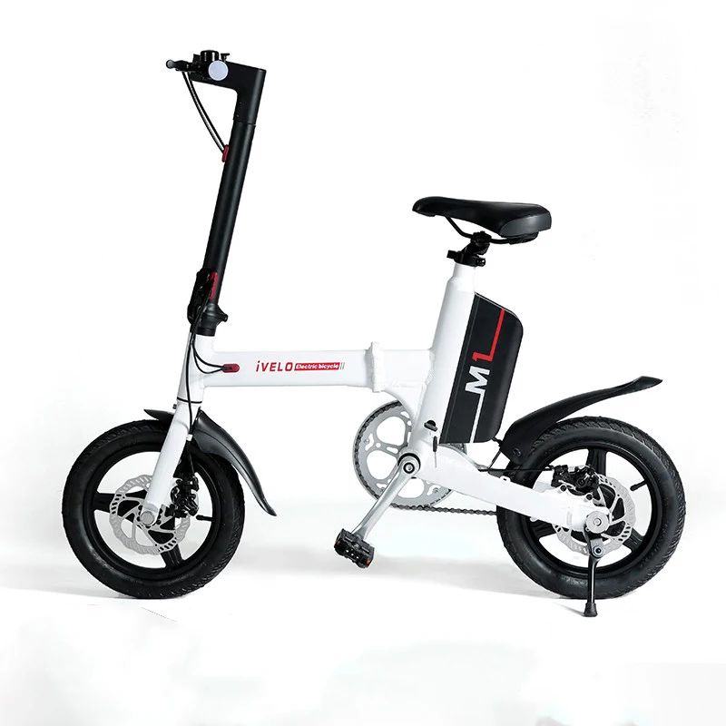 14 дюймов электровелосипед Mini E bike 36v7. 8ah литиевая батарея 250 Вт задний привод