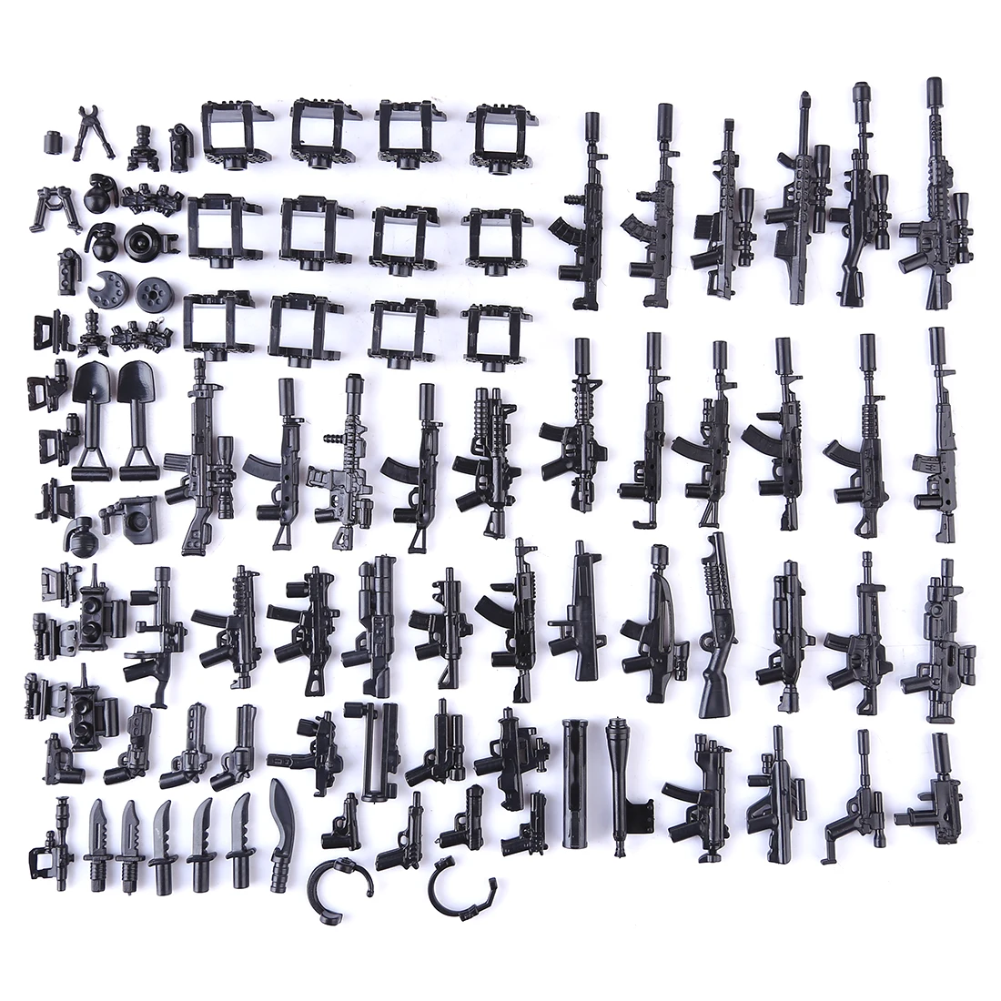 Горячий DIY маленький строительный блок, аксессуары для военного оружия, набор игрушек, строительный блок, игрушки для детей, современный спецназ