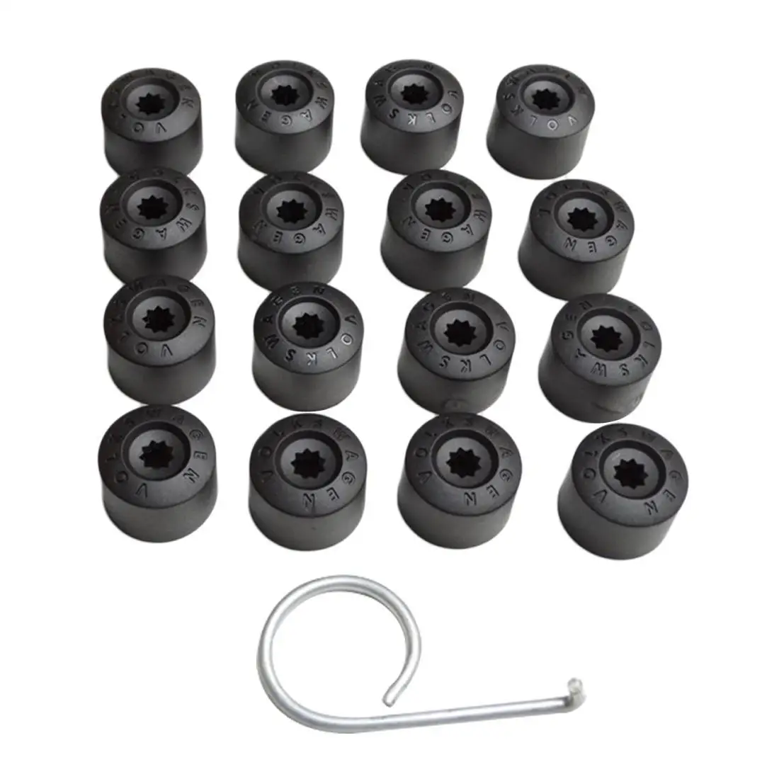 

20Pcs Car Wheel Nut Auto Hub Screw Cover Protection Caps Wheel Nut Bolt Head Cover Cap For VW Golf MK4 Audi Car Accessories