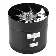 6 дюймов Встроенный воздуховод питьевой вентилятор воздуха из металла вентиляция труб вентилятор мини-экстрактор для ванной вентилятор стены вентилятор 100 мм 220 V