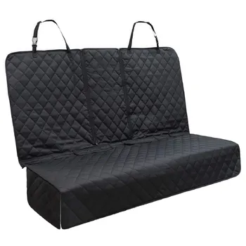 

Waterproof Dog Car Seat Covers Pet Seat Cover Nonslip Bench Seat Cover Compatible for Middle Seat Belt and Armrest Fits Most C