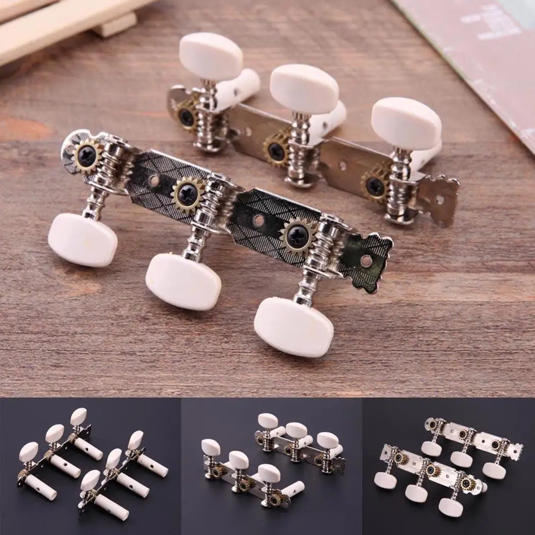 

2Pcs/set Machine Head Guitar String Tuning Wrenches Peg Made with metal buttons Keys Wrenches Pegs Guitar Parts Accessories