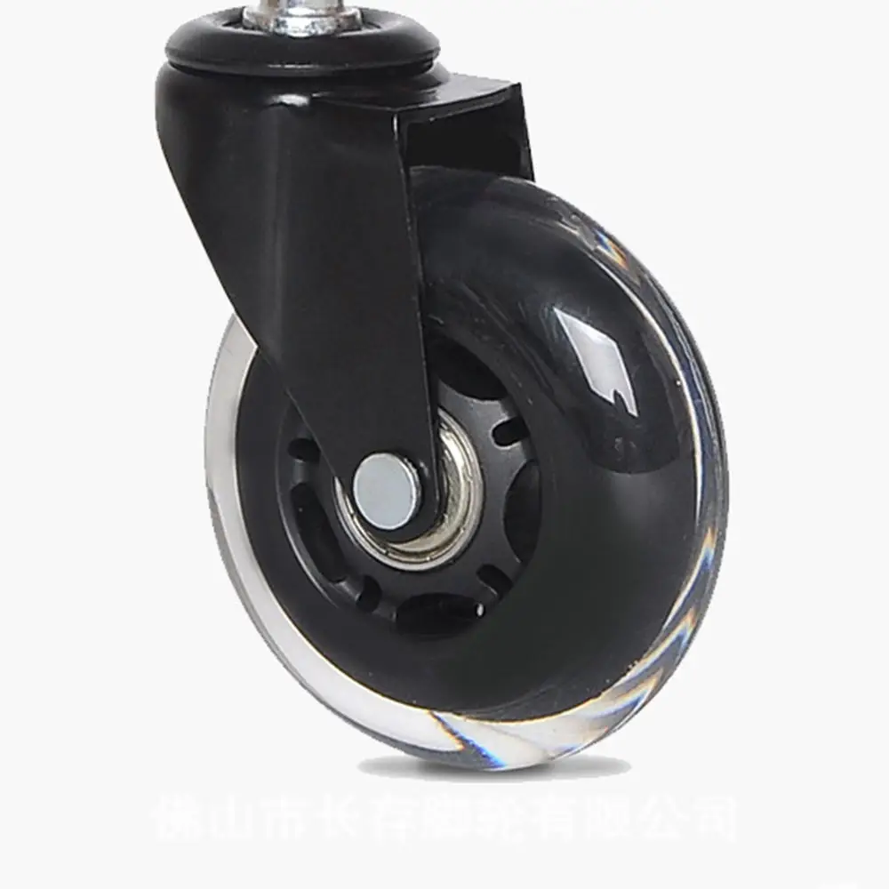 3 Inch PU Transparent Furniture Office Chair Wheel Caster Suitcases Wheel Chair Roller Office Casters 3 Inch PU Transparent Furniture Office Chair Wheel Caster Suitcases Wheel Chair Roller Office Casters