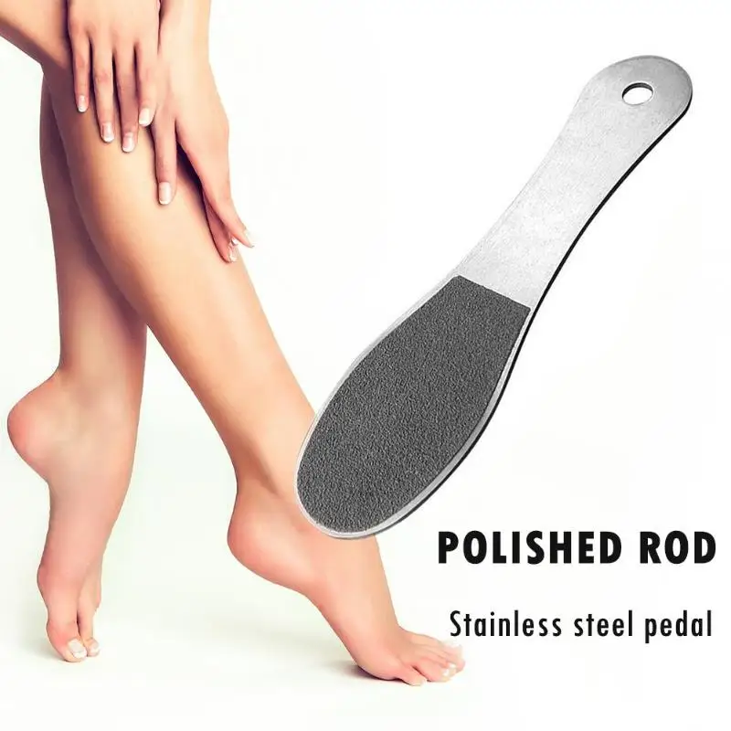 Stainless Steel Double Sided Foot Rasp Callous Dead Skin Remover Foot