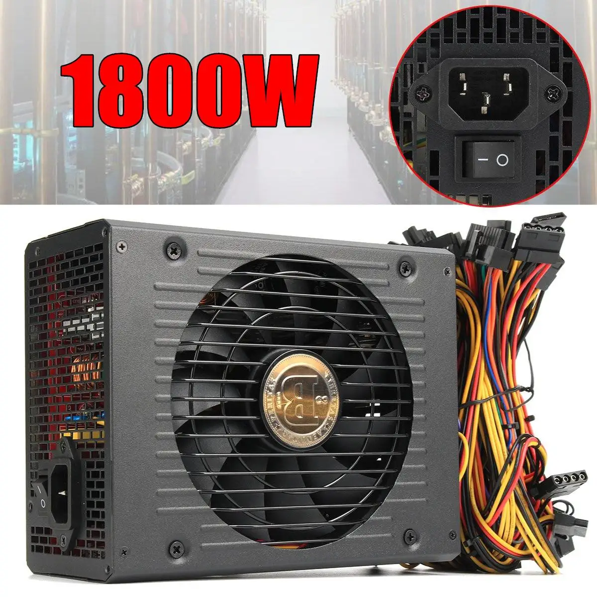 80 PLUS Platinum Mining power Supply 1800W pc Bitcoin miner R9 380/390 RX 470/480 RX 570 1060 for antminer A6 A7 S5 S7 B3 C9 D3 80 PLUS Platinum Mining power Supply 1800W pc Bitcoin miner R9 380/390 RX 470/480 RX 570 1060 for antminer A6 A7 S5 S7 B3 C9 D3