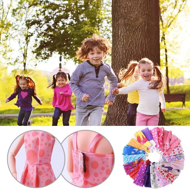 Doll Accessories 10 Doll Clothes Dress+6 Plastic Necklace+10 Pairs Shoes Doll Accessories 10 Doll Clothes Dress+6 Plastic Necklace+10 Pairs Shoes