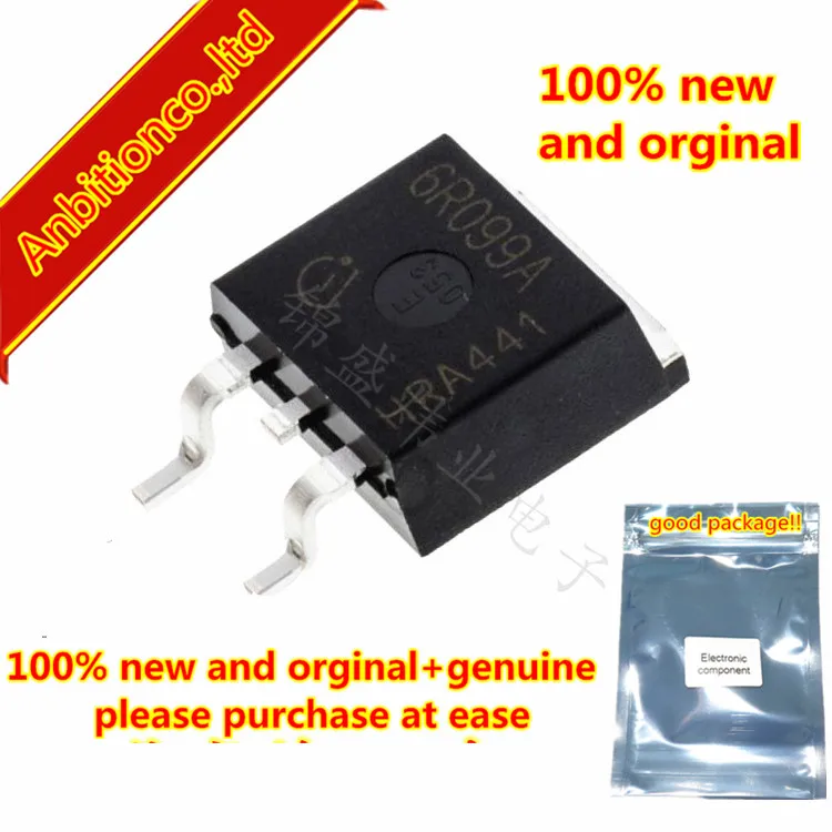 

5pcs 100% new and orginal IPB60R099CPA IPB60R099CP 6R099A TO-263 CoolMOS Power Transistor in stock