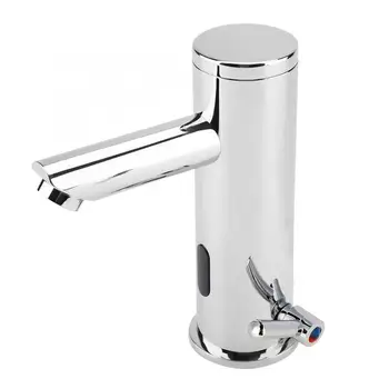 

Water-tap Basin Faucet Copper AUTO Infrared Sensor Hot and Cold for Bathroom Kitchen Single Handle Chrome Brass Water Mixer Tap