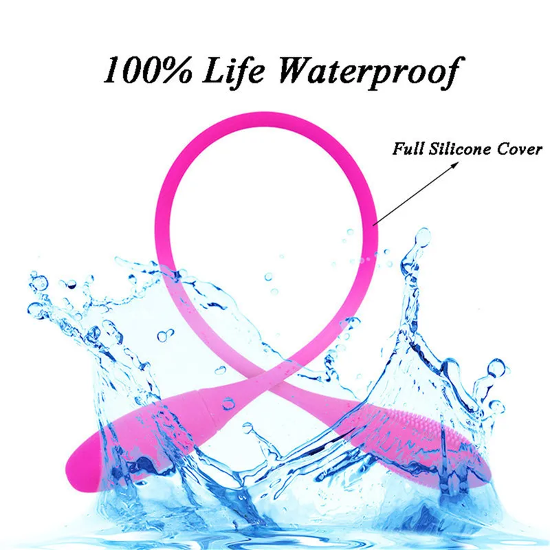 Silicone Wireless Remote Control Vibrating Egg G Spot Stimulator Dual Heads Vibration font b Vibrator b