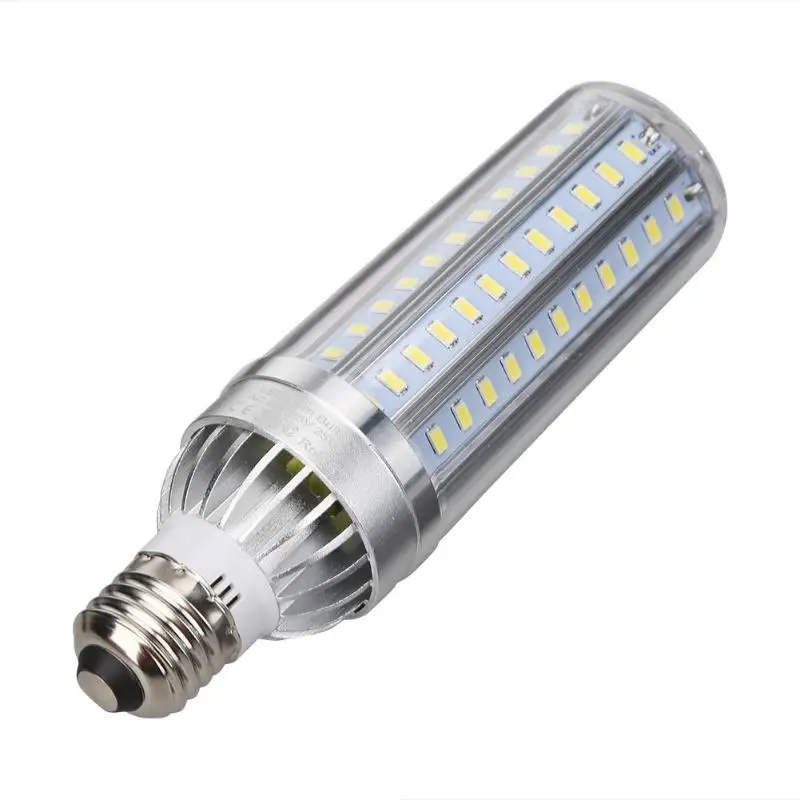 

E26 LED Lamp 25W AC 110V 220V 105 SMD5730 LED Aluminum Fan Cooling No Flicker Corn Bulb Light for Home