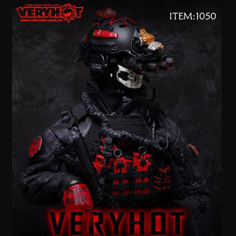 

Resin Material VERYHOT VH 1050 Black Python ZERT Seals Commando 1/6 Soldier Model CQB Tactic Suit Lol Action Figure New