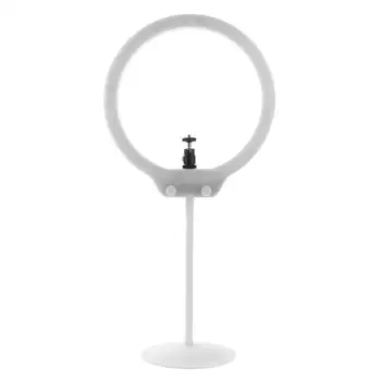 

ALLOYSEED camera LED light Portable LED Dimmable 3200K-5500K 7.5W Photography Ring Flash Fill Light for Camera Phone Video