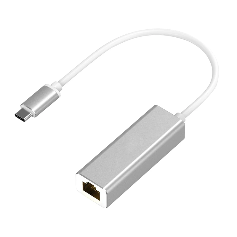 Кабель-Переходник Usb C на Rj45 Usb 3,1 Тип-C/Thunderbolt 3 до Rj45 Gigabit Ethernet cетевой адаптер LAN для 2017 Macbook Air iMac Pro