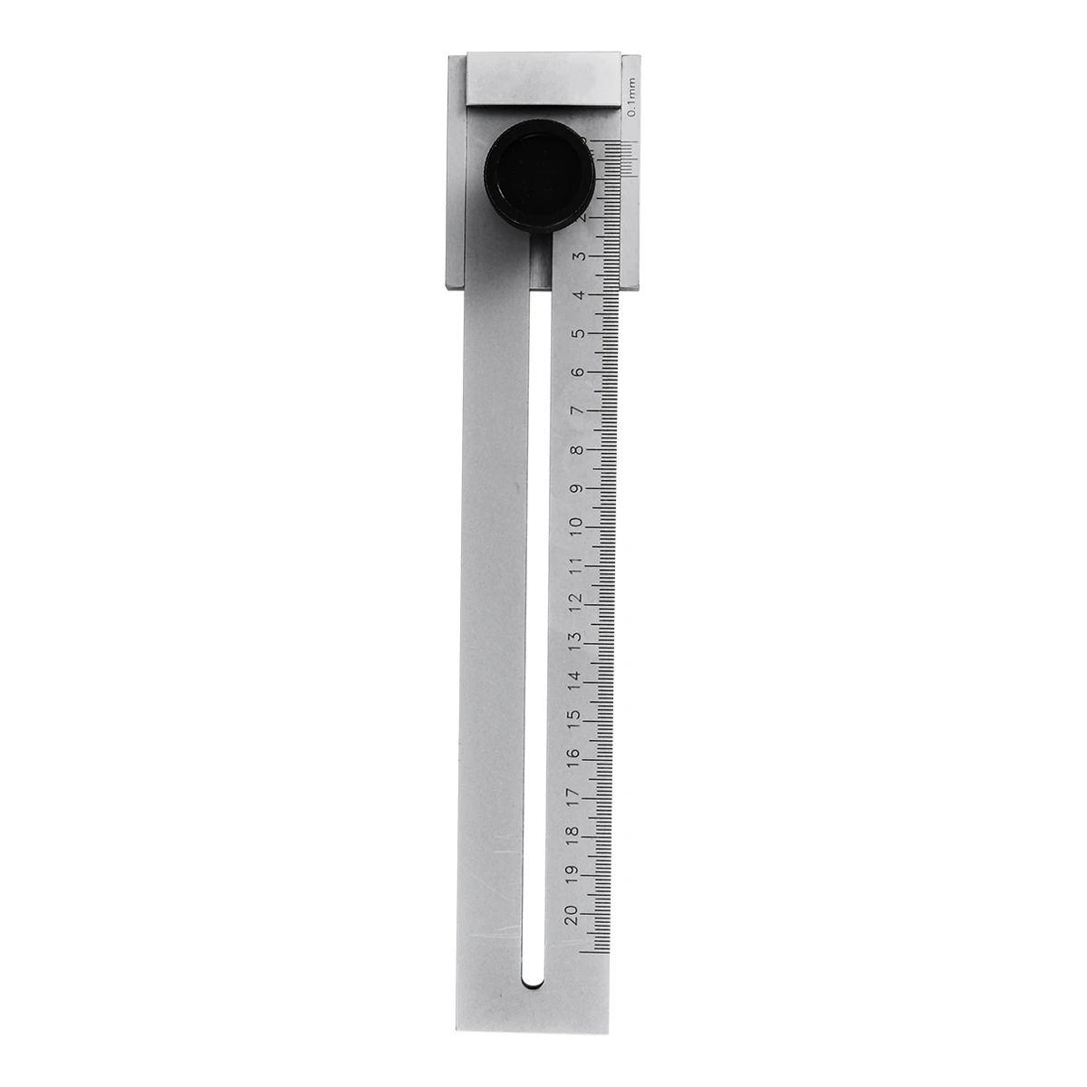 

200mm Parallel Ruler Marker Precision Stainless Steel Marking Gauge Line Ruler (Silver)