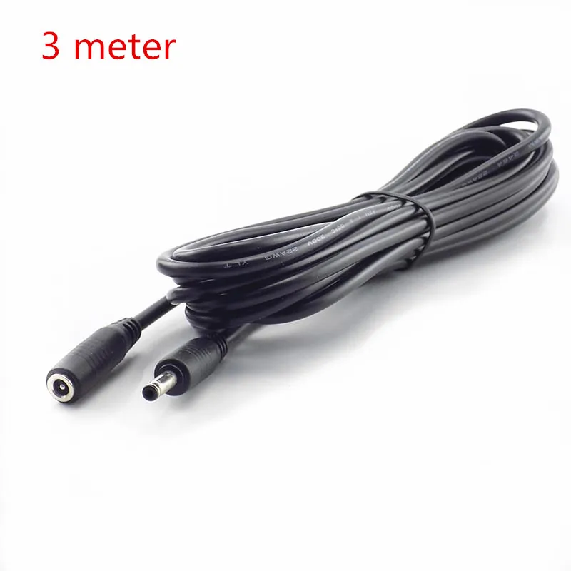 DC Power Supply Extension Cable Wire Lead 5V CCTV Security Camera//DVR 3.5x1.35mm