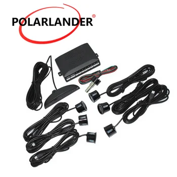 

Radar Detector System Backlight LED Display alarm alert BEBE loud Car LED Reverse Back up Monitor Auto 6 Sensors Parking Sensor