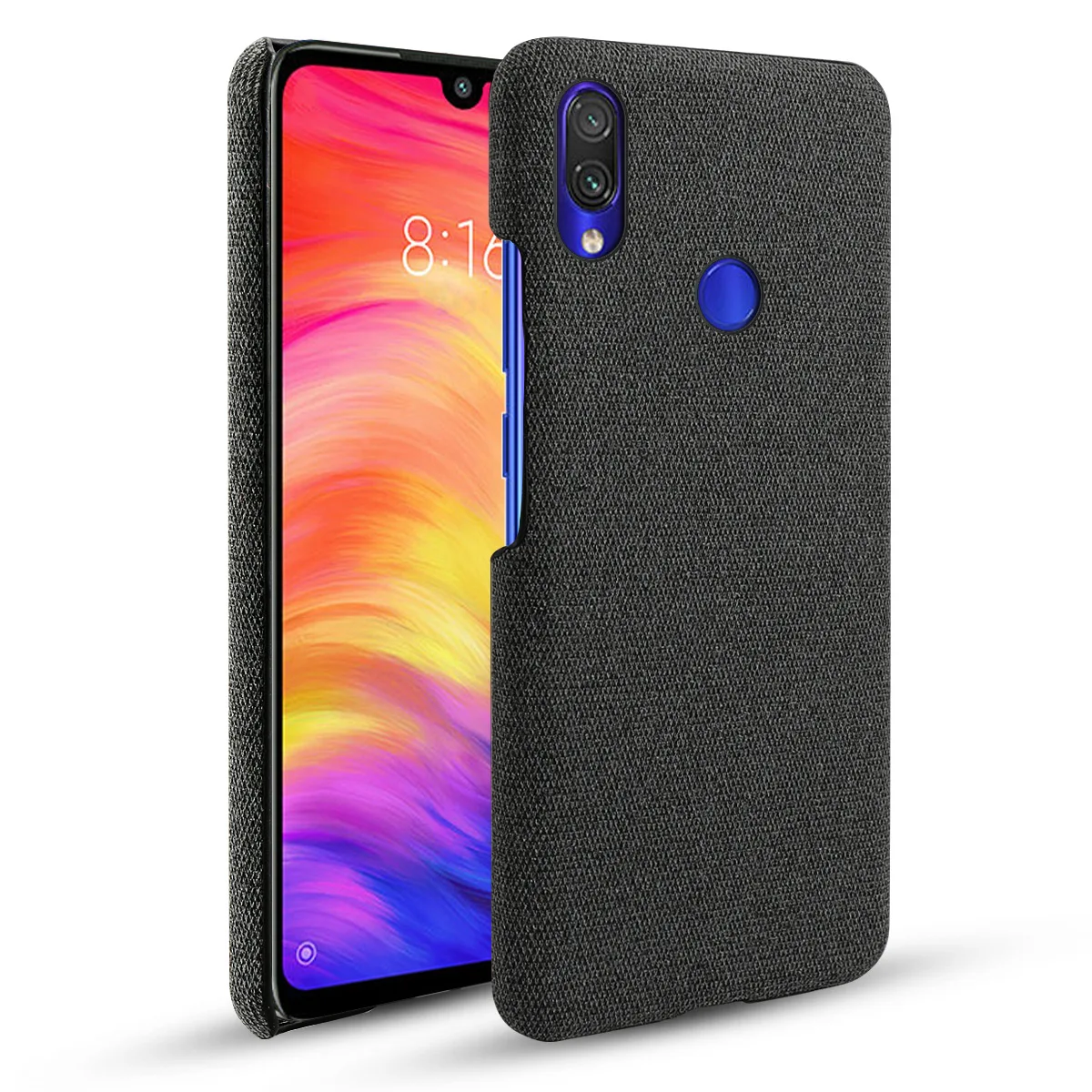 CASEWIN для Xiaomi Redmi Note 7 чехол бизнес тканый материал ткань ультра тонкий против