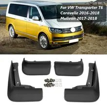 Abas de lama do carro para vw transporter t6 caravelle multivan 2004-2019 pára-lamas respingo guardas para-lamas