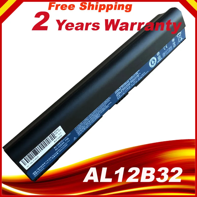 Аккумулятор для ноутбука Acer Aspire One 710 756 AL12B31 AL12B32 ACER серии V5 171|Аккумуляторы