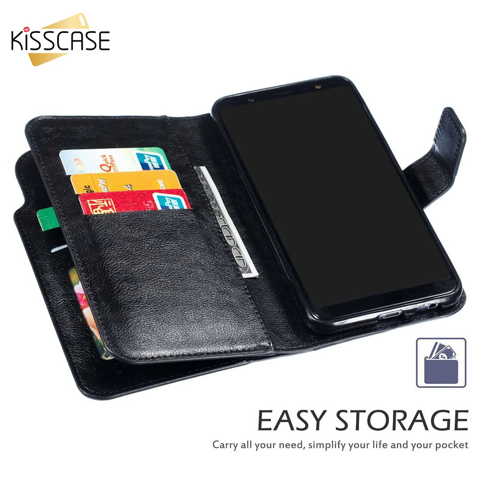 

KISSCASE Retro Business Case For iPhone X XR XS Max Wallet Card Holder Pocket Phone Cases For iPhone 7 8 6 6s Plus 5S SE Funda