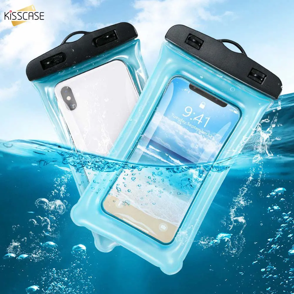 

KISSCASE Universal Waterproof Case For iPhone XS MAX XR X 8 7 Plus Cover Pouch Bag Cases For Phone Coque Water Proof Phone Case