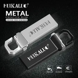 Huikaluo прочный металлическая USB флеш-карта флеш-накопитель 64 ГБ 32 ГБ флеш-диск 16 ГБ 8 ГБ USB флешка для хранения флэш-диск