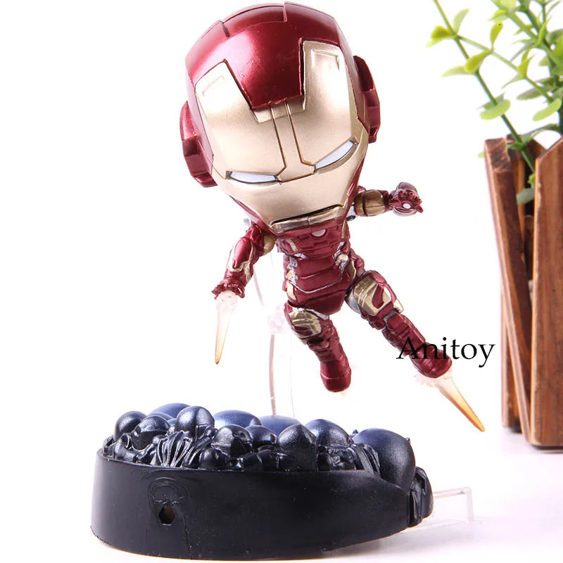 Avengers Action Figure Infinity War Iron Man Mark 43 Heros Edition Collection Model Toys 9cm