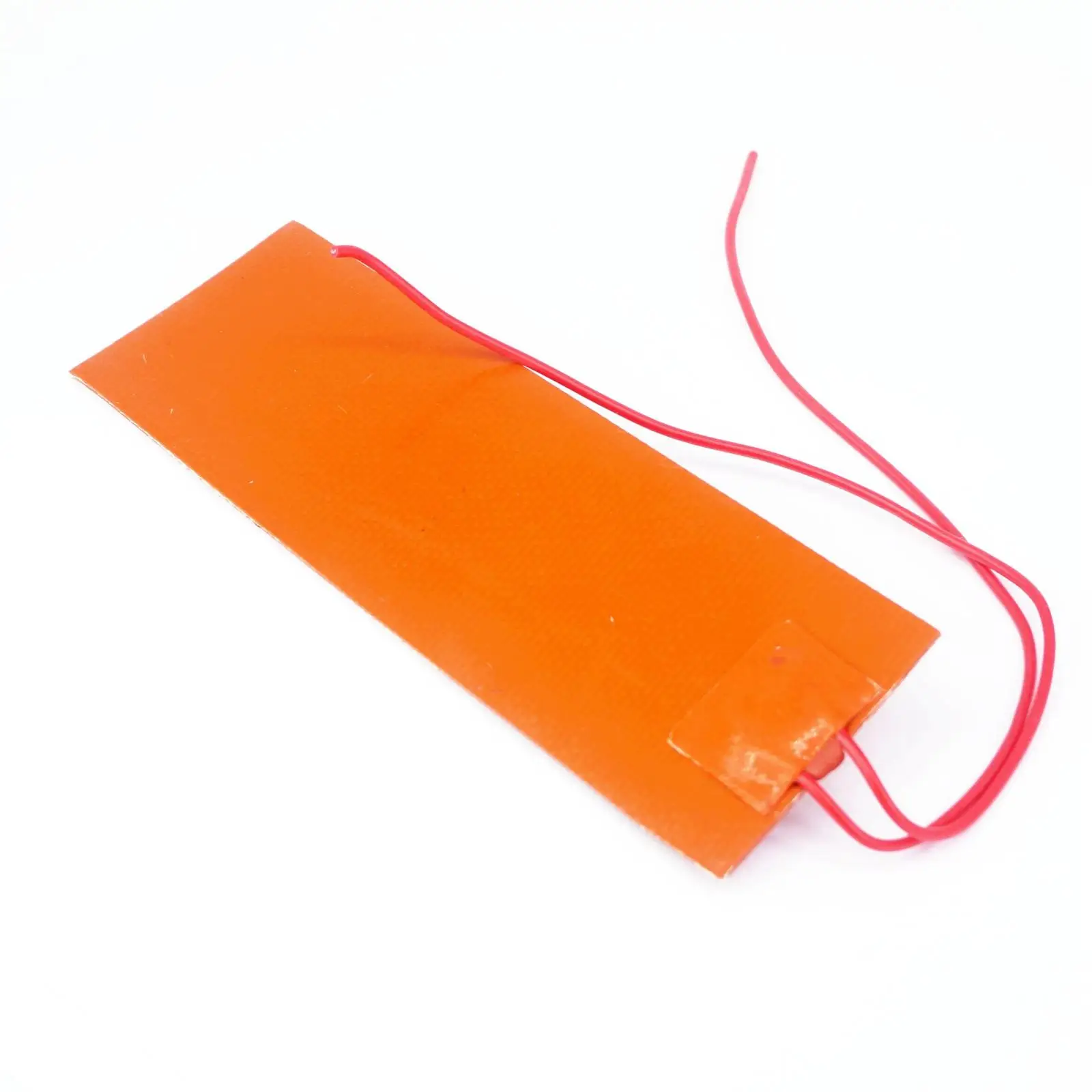 

12V DC 50mm x 150mm 20W Rectangle Flexible Waterproof Silicone Rubber Heater Pad For Oil Tank Electrical Wires