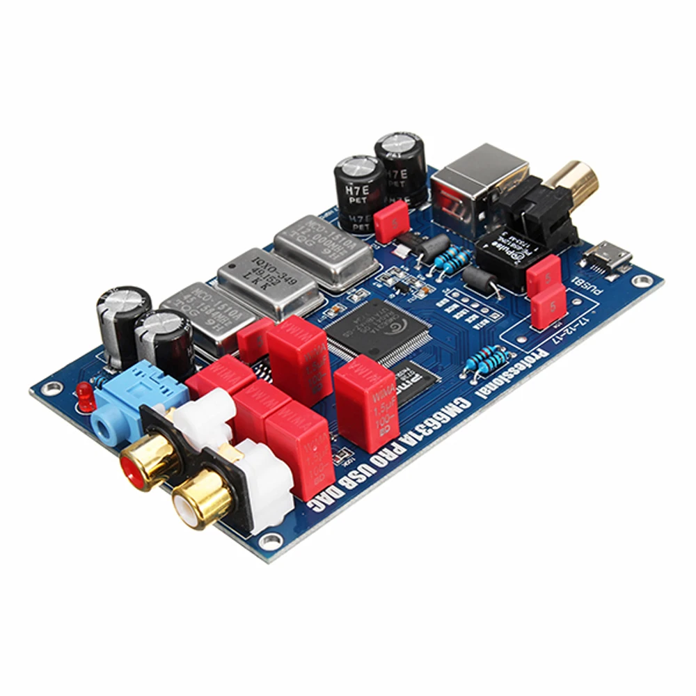 

CM6631A Digital interface 32 / 24Bit 192K Sound Card USB to I2S / SPDIF Coaxial Output Support Connect Decoder