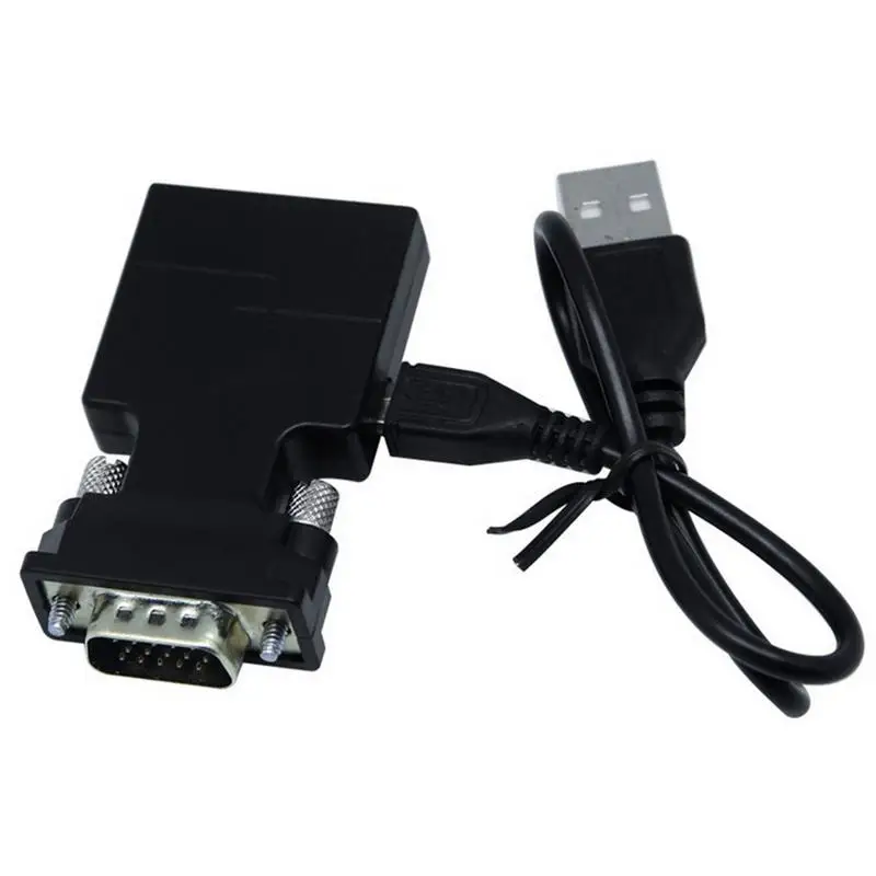 

1920 x 1080P VGA to HDMI Adapter with Audio and Power with USB Cable