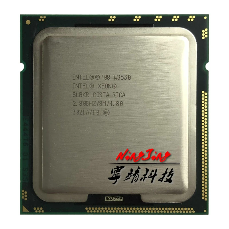Intel Xeon W3530 2 8 Ghz Quad Core Eight Thread Cpu Processor 8m 130w Lga 1366 Cpus Aliexpress