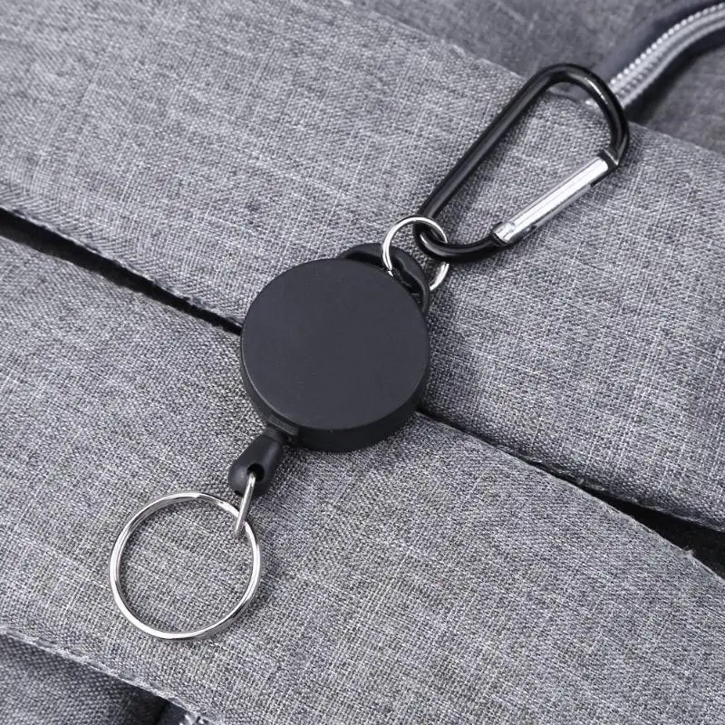 سلامة مكافحة خسر حبل لص خاصية حجم قابل للسحب كيرينغ سلاسل المفاتيح للتخييم في الهواء الطلق أدوات