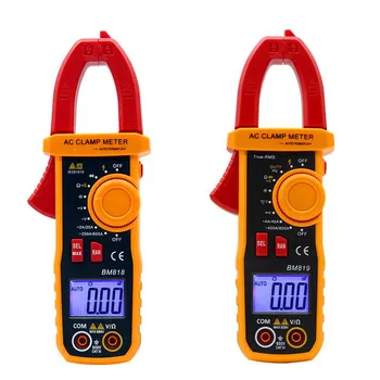 

BM818 BM819 Digital Multimeter Ammeter ACV/DCV/ACA Auto Range Measurement of Large Capacitance NCV Digital Clamp Meter