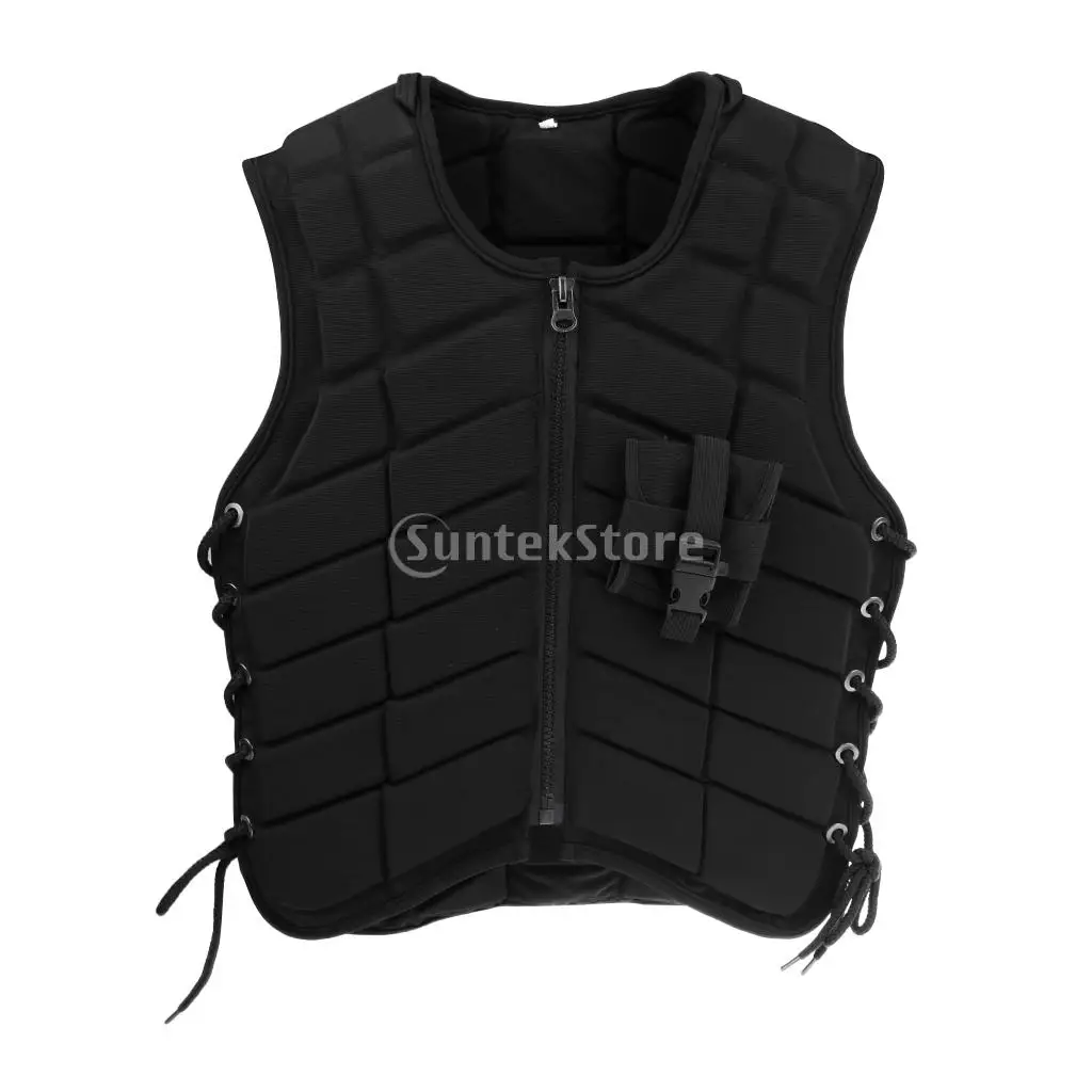 

Women Equestrian Horse Riding Vest Safety EVA Padded Waistcoat Eventer Body Protector S/M
