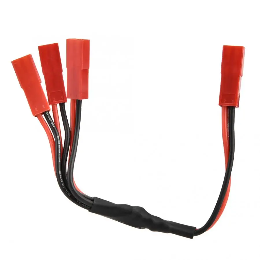 

ESC Power Cable Y-shape Wire JST Female Plug Shunt Line for TR4 RC Car Model One for Three