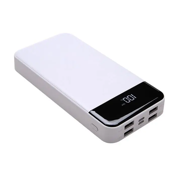 

30000mah Multi-function External Battery Power Bank 4 USB Portable Mobile Phone Charger for Xiaomi Samsung iphone XS