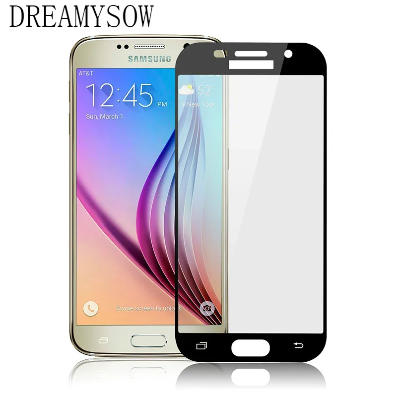 

Full Cover Screen Protector For Samsung Galaxy A750 A7 2018 A5 A7 A3 2017 A520F A320F A720F Tempered Glass Case Protective Film