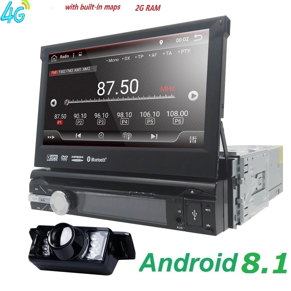 Автомагнитола 1 Din мультимедийный плеер на Android Авторадио сенсорный экран 7 дюймов