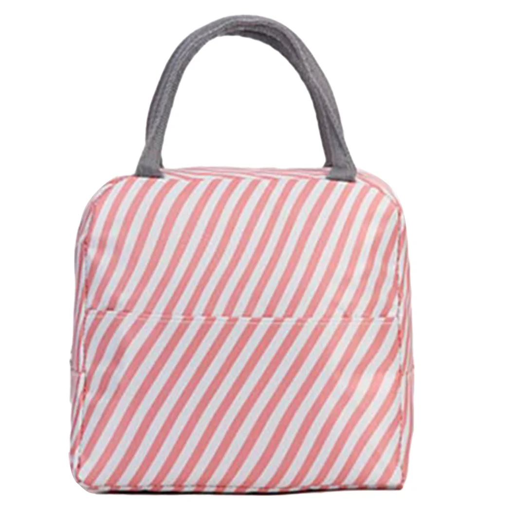 

Cute Painted Insulation Lunch Bag Portable Convenience Thickening Lunch Box Bag For Working Study Outing Food Preservation