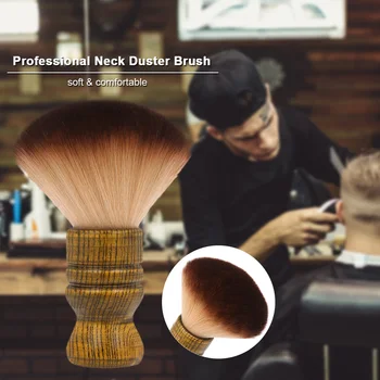 

Professional Makeup Brush Neck Hair Cleaning Brush Hair Grooming Shaving Sweeping Brush Tool
