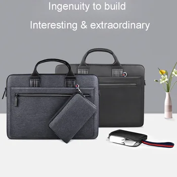 

WIWU Laptop Bag Case for MacBook Air 13 Case Pro 13 15 16 Women Men Pouch Notebook Bag 14 inch Nylon Waterproof Laptop Bag 15.6