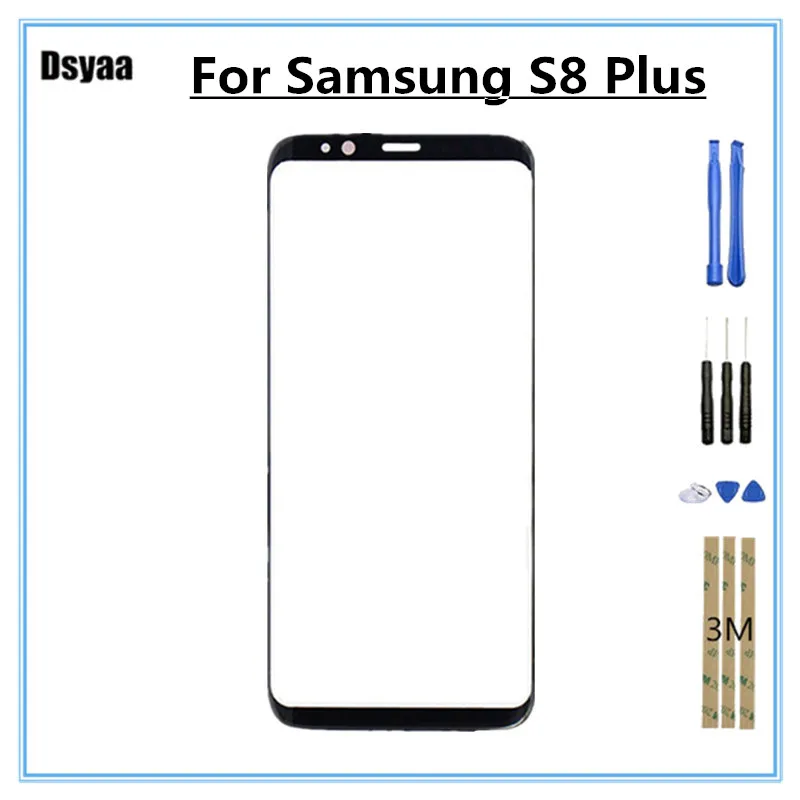 6 2-дюймовое заднее стекло для Samsung Galaxy S8 + Plus G955 G955F Сенсорная панель стеклянная