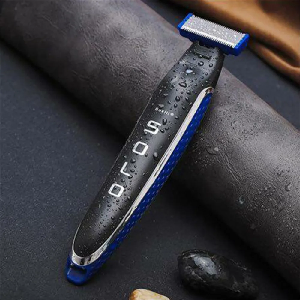 

MultifunctionRechargeable SOLO Shaver Men Peronal Hair Cleaning Shaver Trimmer and Edger Micro Hyper-Advanced Smooth Touch Razor