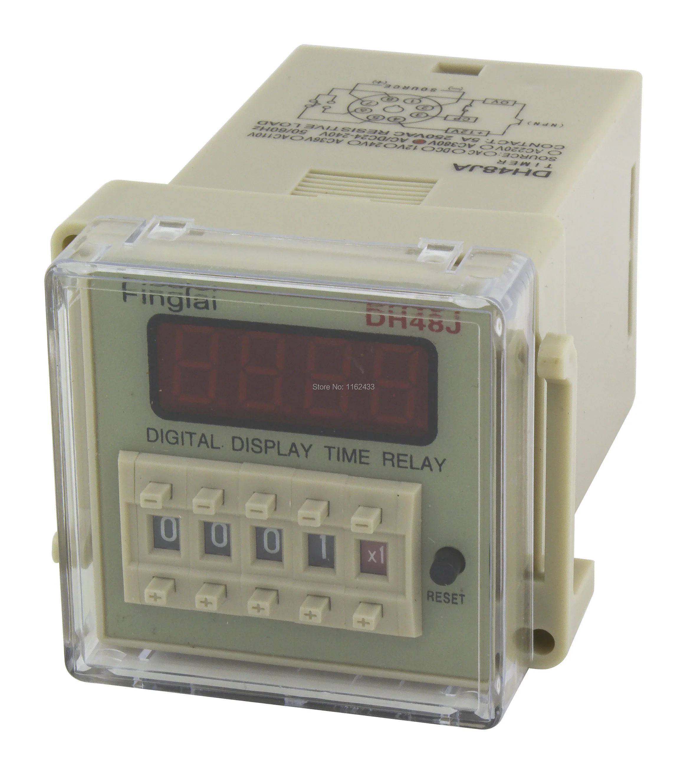 DH48JA 8 pin sensor input digital counter relay DH48J series AC 220V 110V 36V 380V AC/DC 24 240V