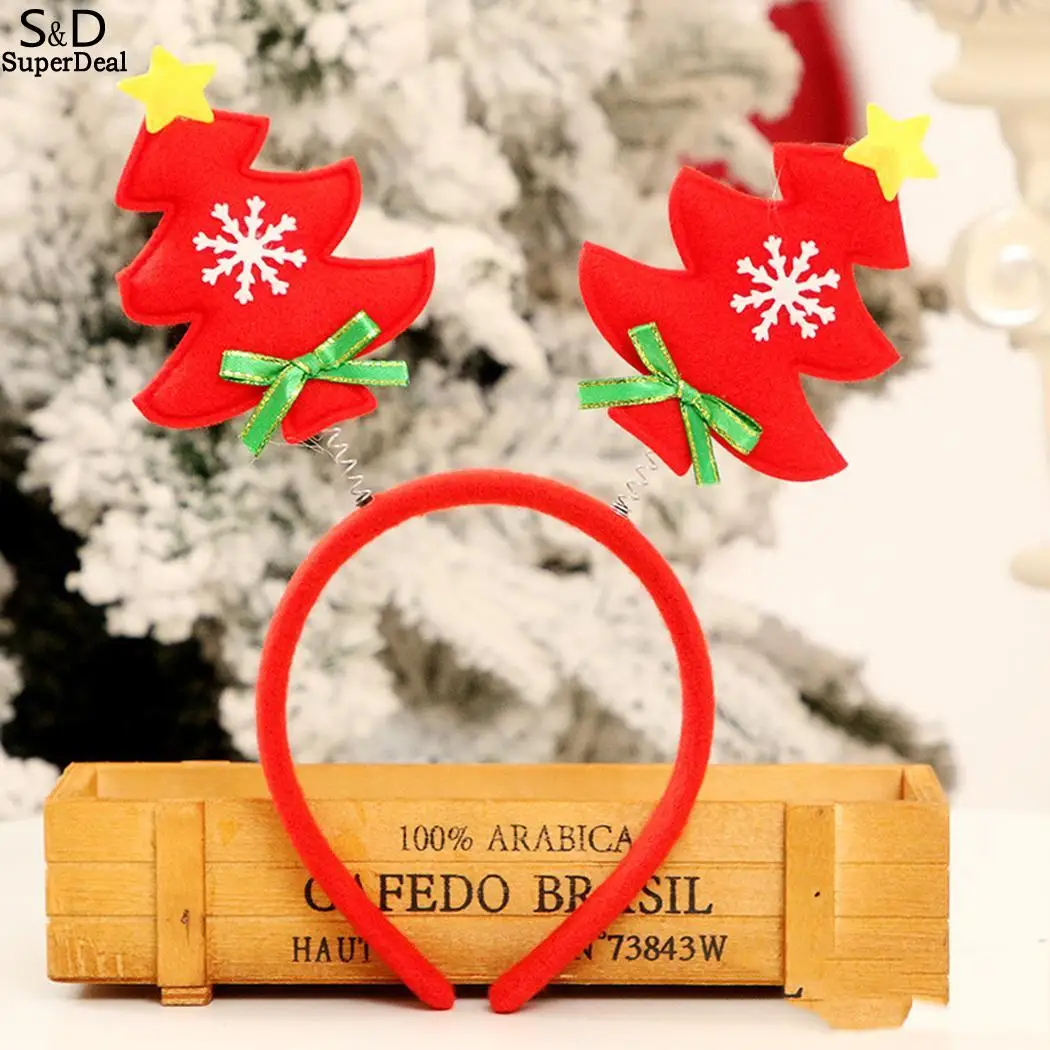 

Party Green Adult Snowflake Decoration Hairband Christmas Adults Children Red Unisex Kids Fashion Tree