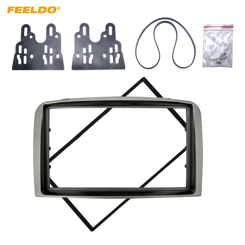 

FEELDO Car 2DIN Fascia frame for ALFA ROMEO 147 Stereo CD Radio Trim Panel Mounting Installation Frame Adapter Mount Kits