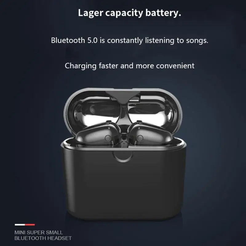 S9 мини наушники вкладыши TWS True Беспроводной Bluetooth магнитные стерео Hi Fi