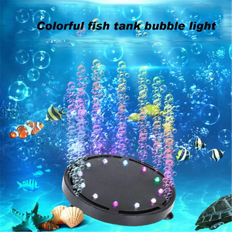 

Air Pump LED Waterproof Underwater Strip Light Bubble Light Connected To Oxygen Pump With EU Plug For Aquarium Decoration