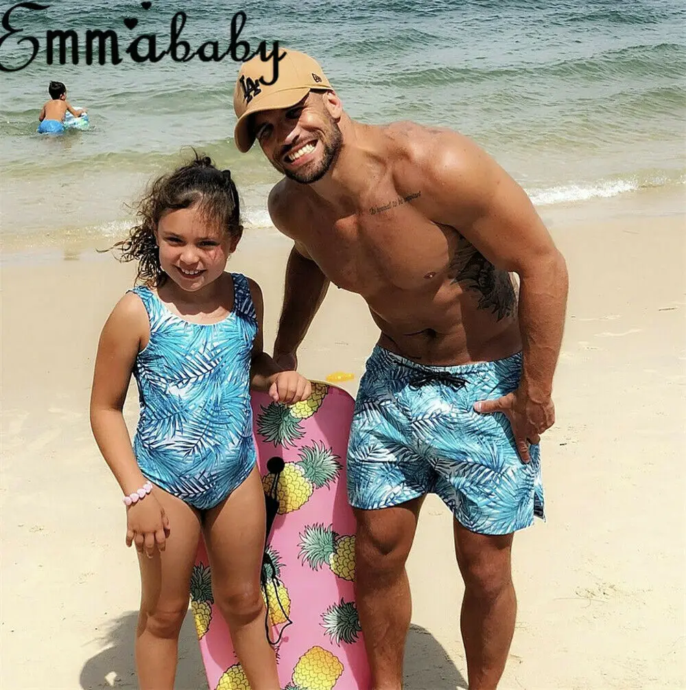 men and women matching swimwear